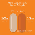 Tumererische Wurzel -Extrakt -Gehirngesundheit Tumereric Curcumin Softgel